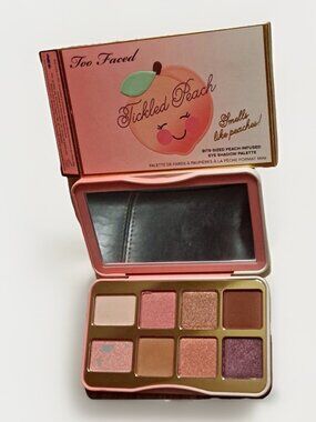 Too Faced TICKLED PEACH Bite Sized Eye Shadow Palette Limited Edition New